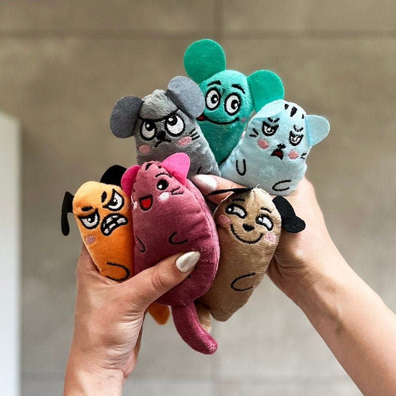 Meow Mates™ 6-Piece Catnip Companion & Play Pack