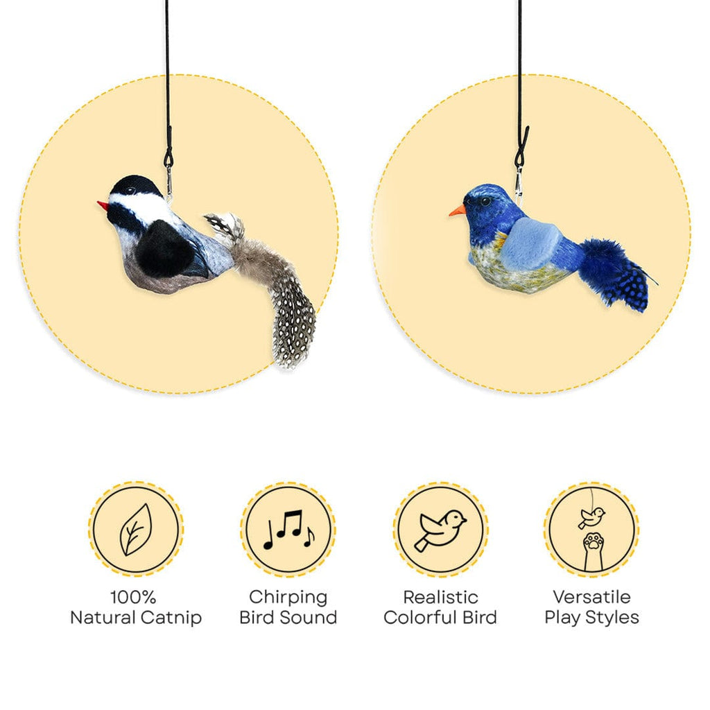 Replacement Birds (For Chirping Bird with Catnip)