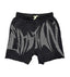 Mixed Emotions Wild Rhinestone Shorts Black