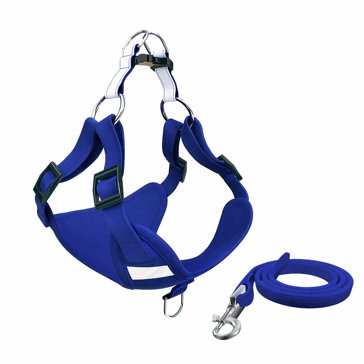 Dog Harness Reflective Dog Leash Vest Type Harness Set
