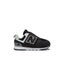 New Balance Toddler 574 B Hook & Loop in Black with Silver Metallic