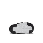 New Balance Toddler 574 B Hook & Loop in Black with Silver Metallic