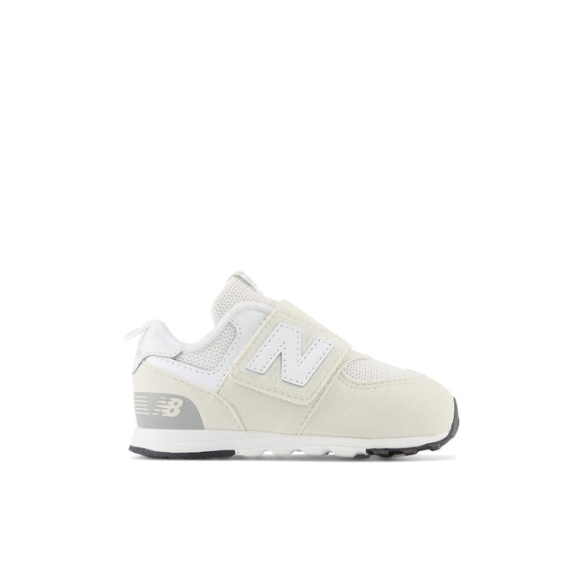 New Balance Kids' 574 NEW-B Hook & Loop in Nimbus Cloud with NB 103 White Hover Image