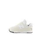 New Balance Kids' 574 NEW-B Hook & Loop in Nimbus Cloud with NB 103 White