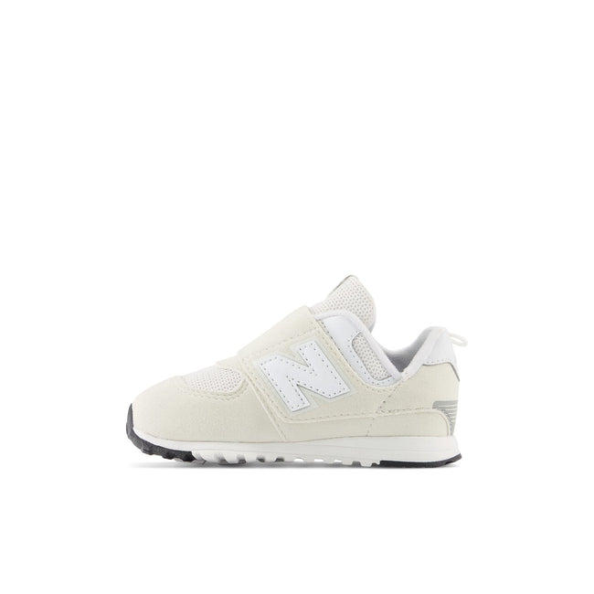 New Balance Kids' 574 NEW-B Hook & Loop in Nimbus Cloud with NB 103 White Main Image