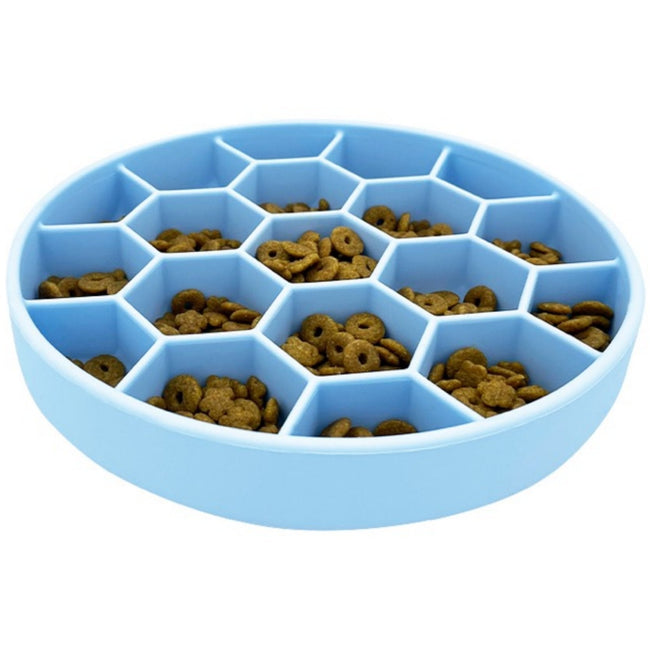 Mr. Peanut's Silicone Slow Feeder Dog Bowl Hover Image