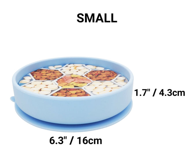 Mr. Peanut's Silicone Slow Feeder Dog Bowl Main Image