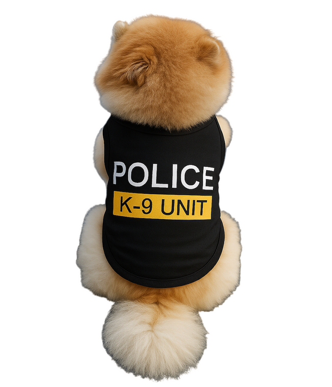 Pet Police Vest Outfit Hover Image