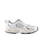 New Balance Kid's 530 Bungee in Summer Fog with Nimbus Cloud and NB Navy