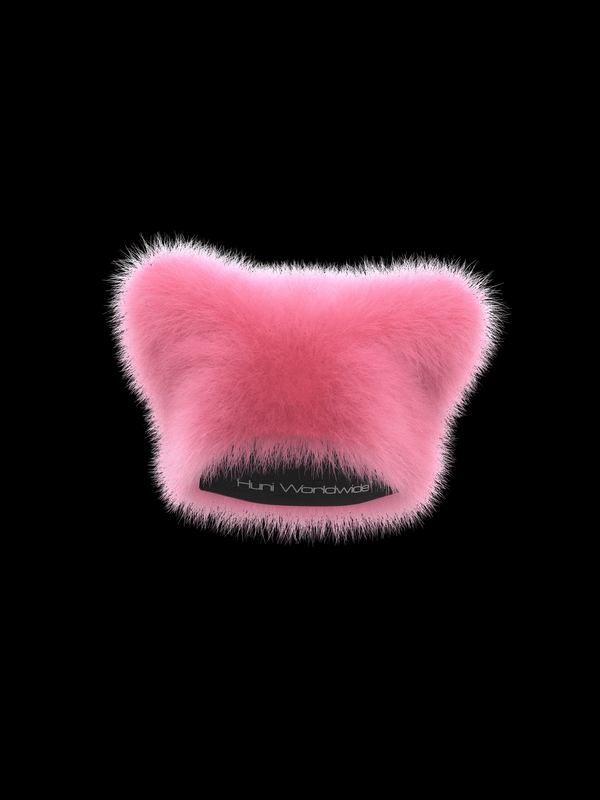 Teddy Beanie - Pink Hover Image