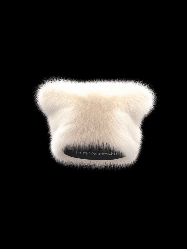 Teddy Beanie - White Hover Image