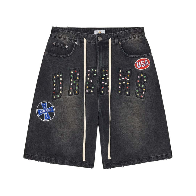 Vale Forever Dreams Black Denim Jorts Hover Image