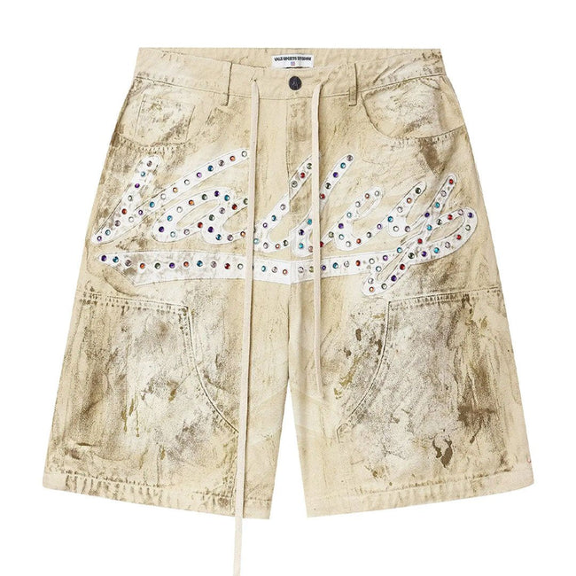 Vale Forever Reeses Jorts 'Dirt/Cream' Hover Image