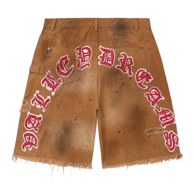 Vale Forever Workshop Jean Shorts Brown Main Image