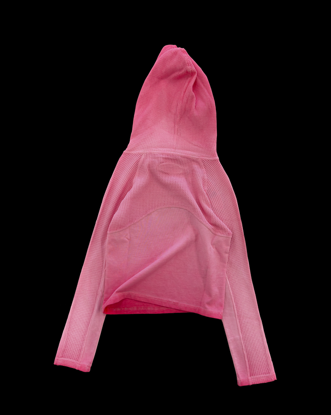 Waffle Knit Longsleeve - Faded Pink Main Image